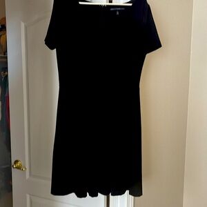 White House black market size large asymmetrical dress